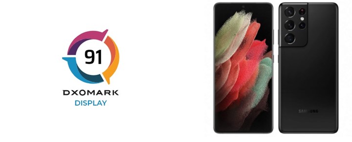 DxOMark sıralamasına göre en iyi ekrana sahip akıllı telefon Galaxy S21 Ultra