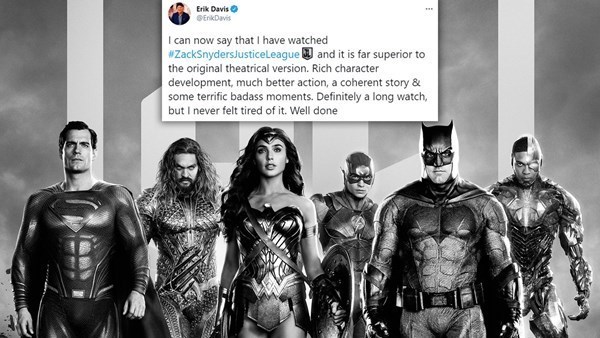 Zack Snyder S Justice League Den Ilk Yorumlar Geldi Mucize Gibi Bir Film Sinema Ve Dizi Donanimhaber
