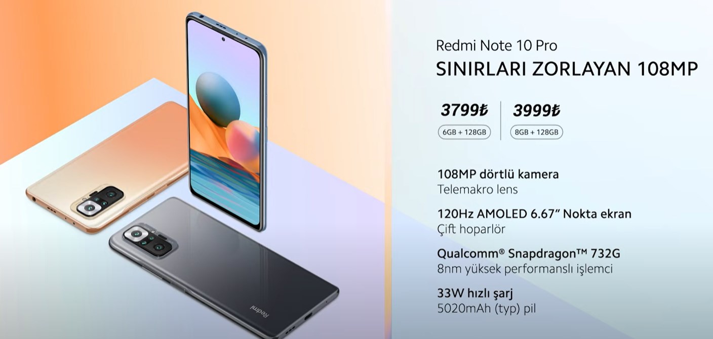 Redmi Note 10 serisi Türkiye’de: İşte fiyatlar!