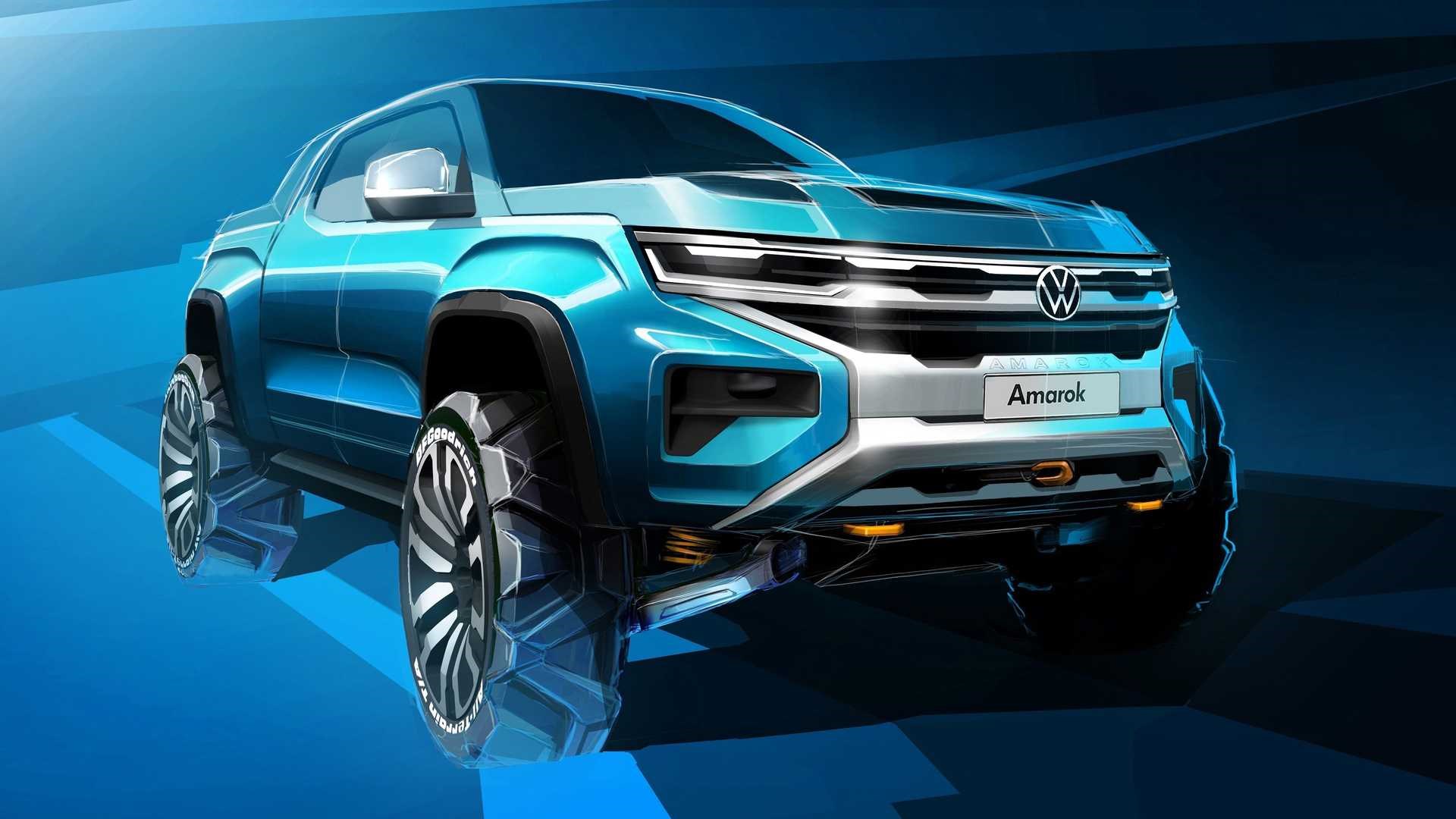 Yeni nesil Volkswagen Amarok'un tasarımı yavaş yavaş açığa çıkıyor: İşte yeni teaser