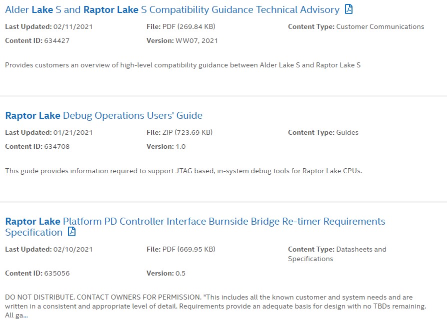 Intel Raptor Lake-S'i doğruladı, Alder Lake ile aynı soketi kullanacak