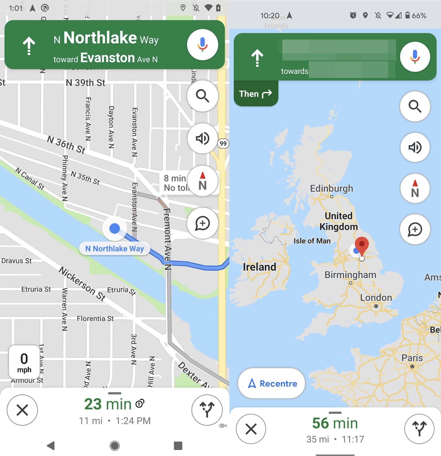 Pusula işlevi, Google Haritalar'ın Android sürümüne geri döndü