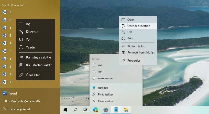 Microsoft görev çubuğunda değişikliğe gitmeye hazırlanıyor