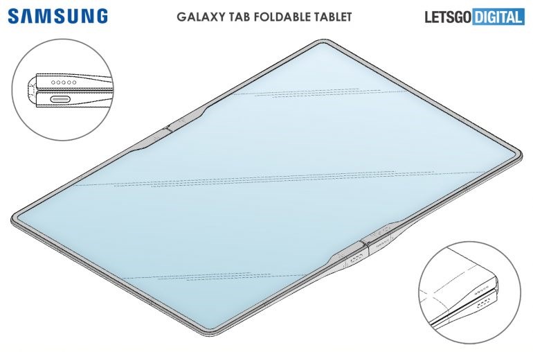 Samsung  katlanabilir tablet modeli üzerinde çalışıyor