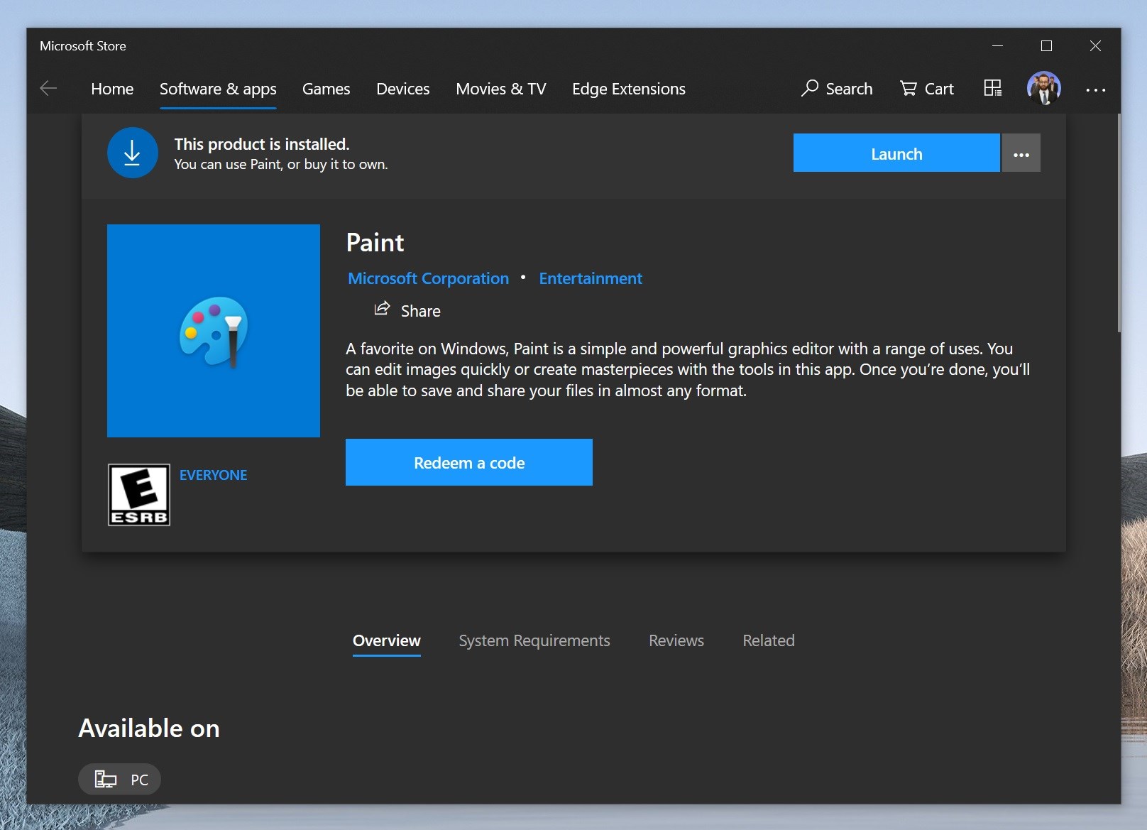 Microsoft, Paint yazılımını Windows 10'dan ayırmaya karar verdi