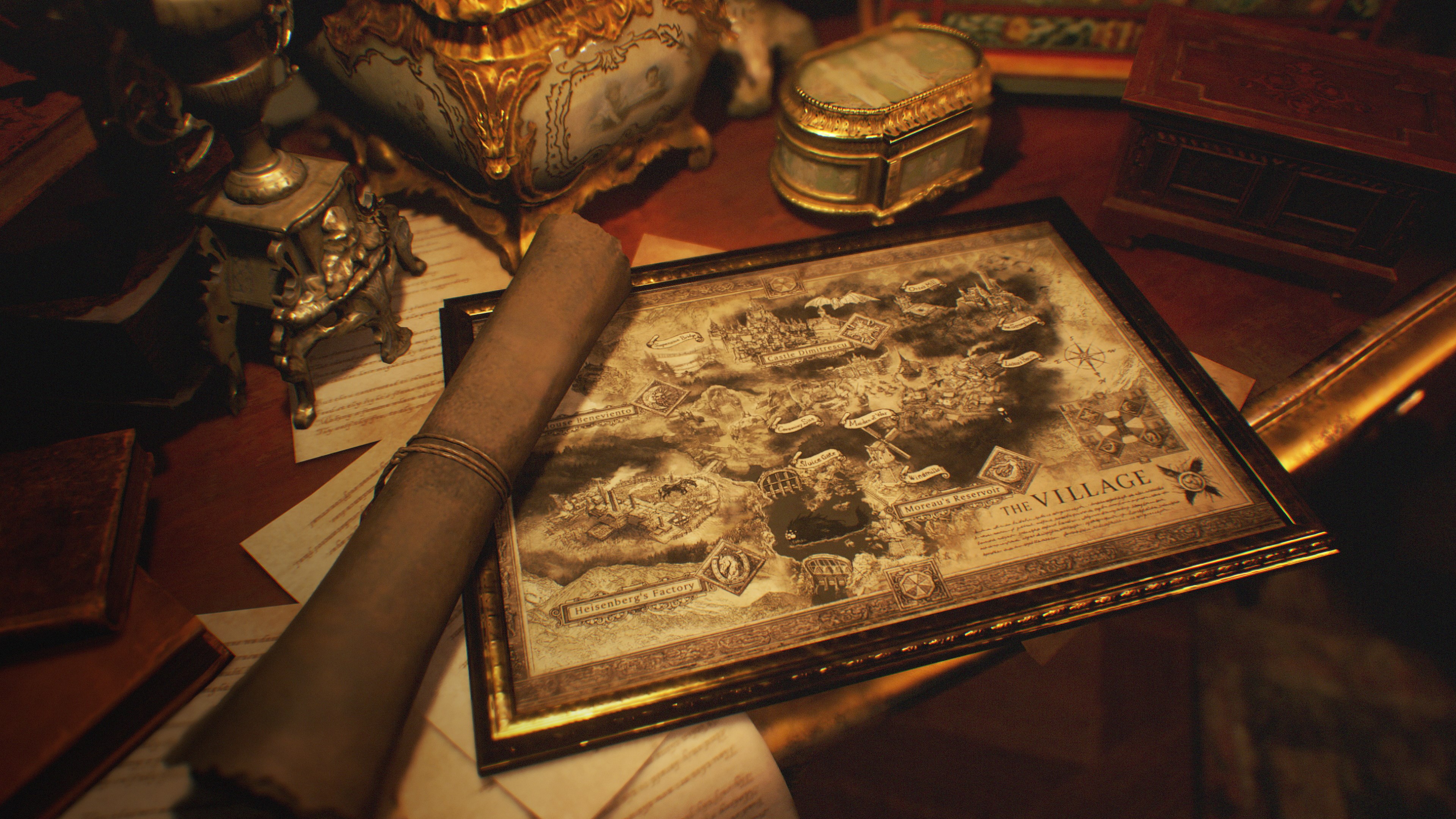 Resident Evil Village'ın PS5 versiyonunda performans ve grafik modları olacak; oyunun haritası paylaşıldı