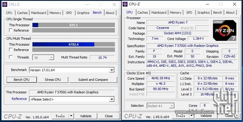 Ryzen 7 5700G görüntülendi ve test edildi