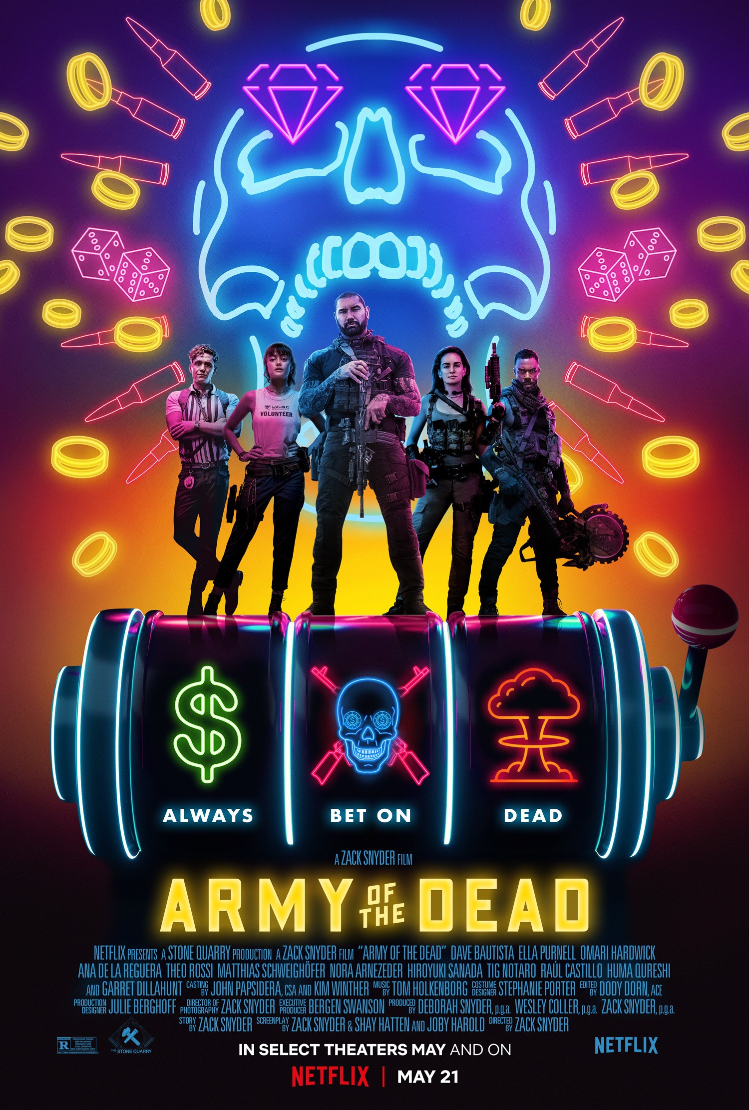 Zack Snyder'ın Netflix filmi Army of the Dead'ten aksiyon dolu fragman