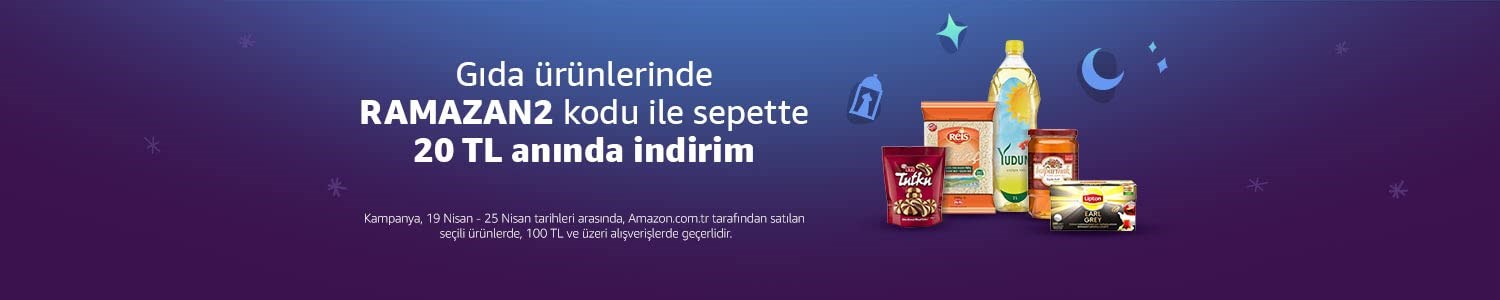 Amazon.com.tr'de gıda kategorisinde 20 TL indirim kampanyası yeniden başladı