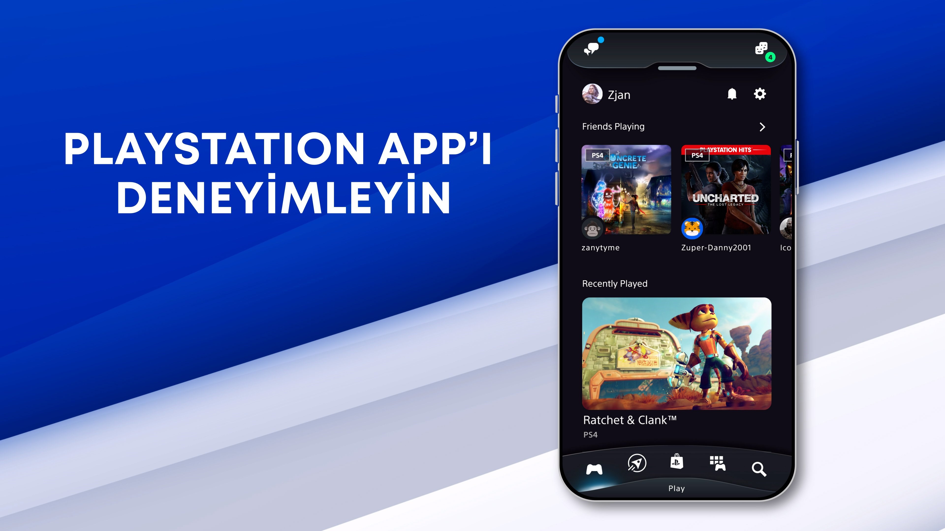 Sony'nin resmi PlayStation uygulaması sadece Android'de 100 milyon indirmeyi geçti