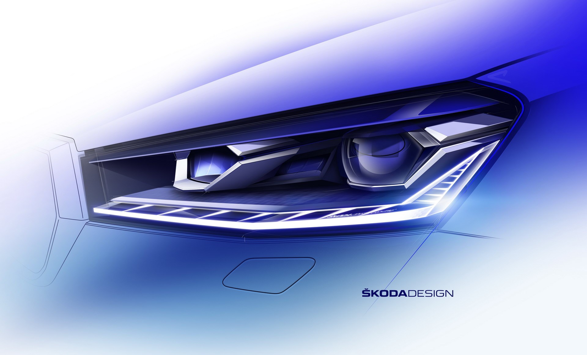 2021 Skoda Fabia'nın konsol tasarımı ortaya çıktı