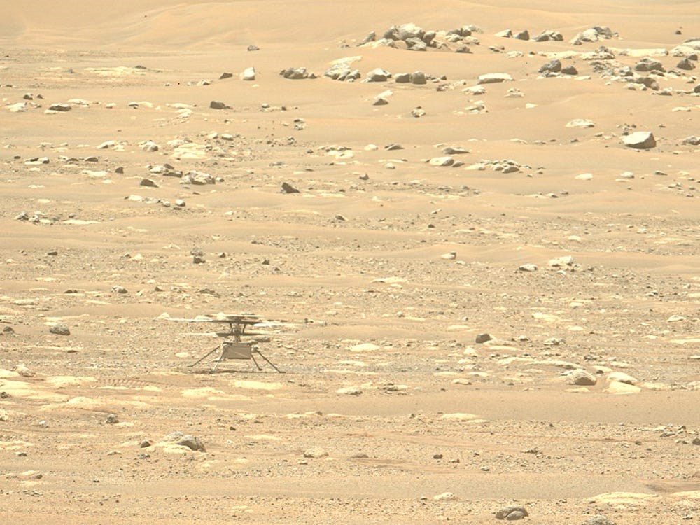 Mars helikopteri Ingenuity'nin dördüncü uçuş denemesinde beklenmedik başarısızlık