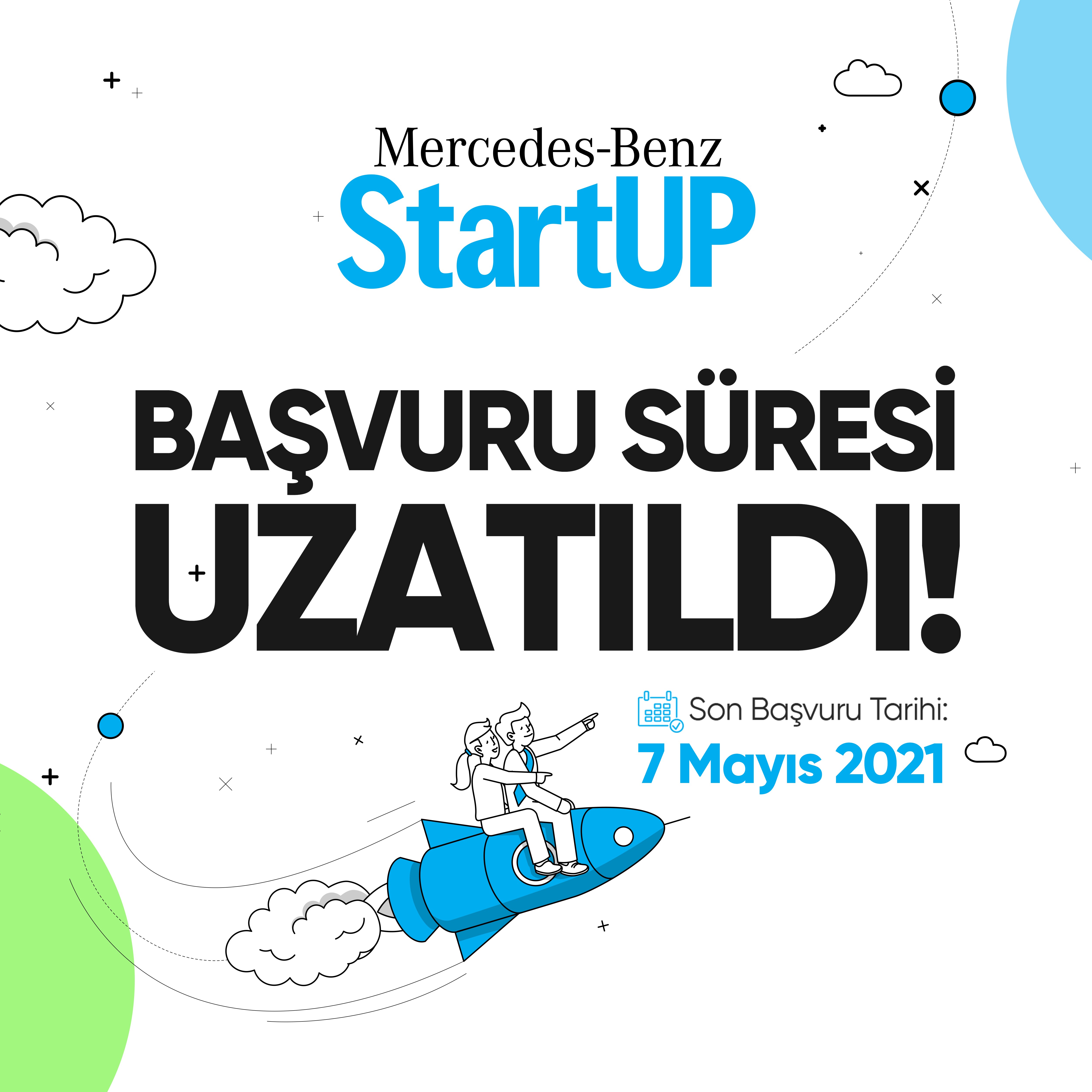 Mercedes-Benz StartUP 2021 başvuru süresi uzatıldı