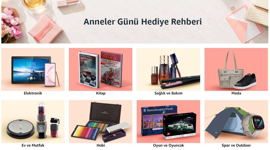 Amazon'un Anneler Günü hediye rehberi kullanıma açıldı