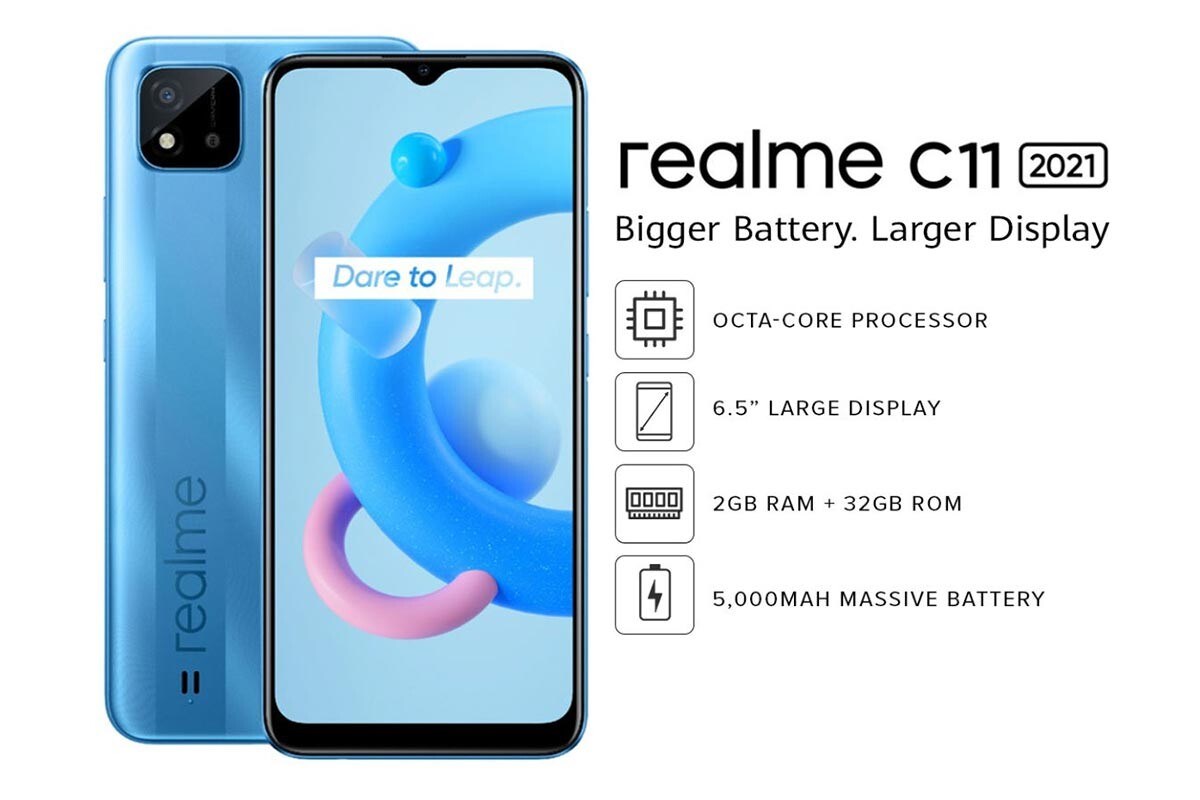 Realme C11 (2021), 110 dolar fiyat etiketiyle pazara giriş yaptı
