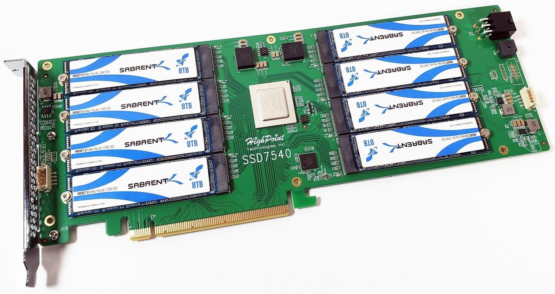 Ekran kartı gibi SSD: Sabrent 64 TB’lık RocketQ Battleship ile 28 GB/s hız sunacak