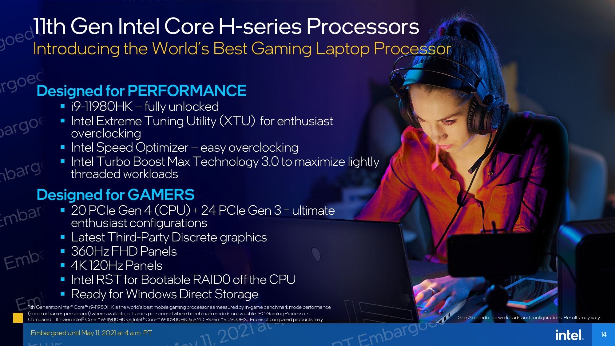 Intel Tiger Lake-H resmiyet kazandı