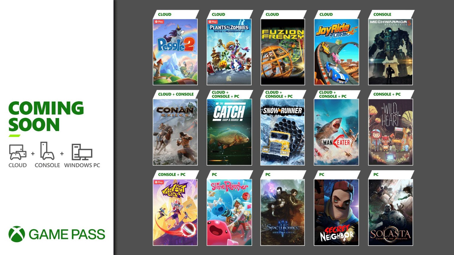 Xbox Game Pass'e Mayıs ayında eklenecek içerikler