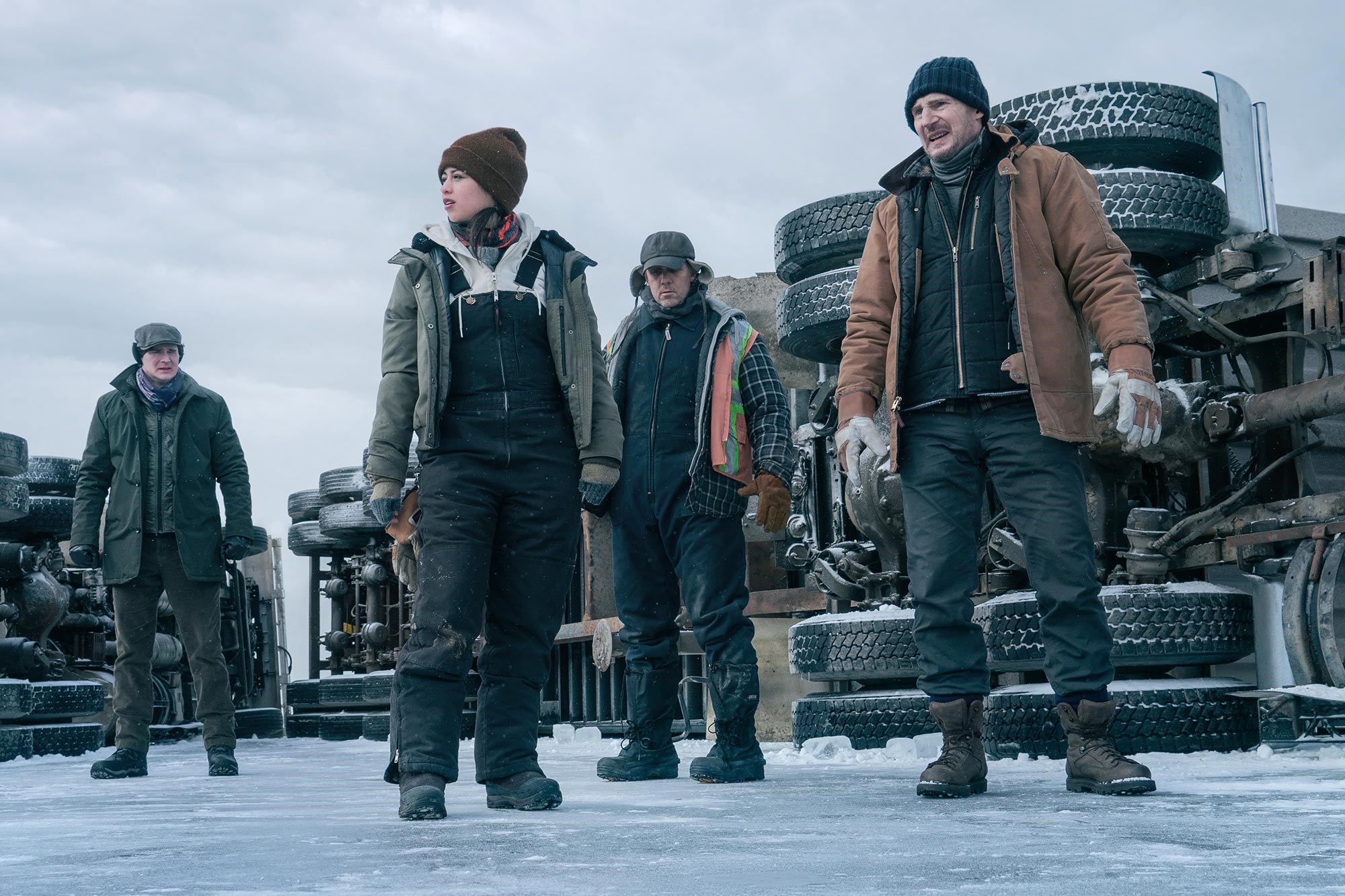 Netflix'in Liam Neeson başrollü filmi The Ice Road'un ilk fragmanı paylaşıldı