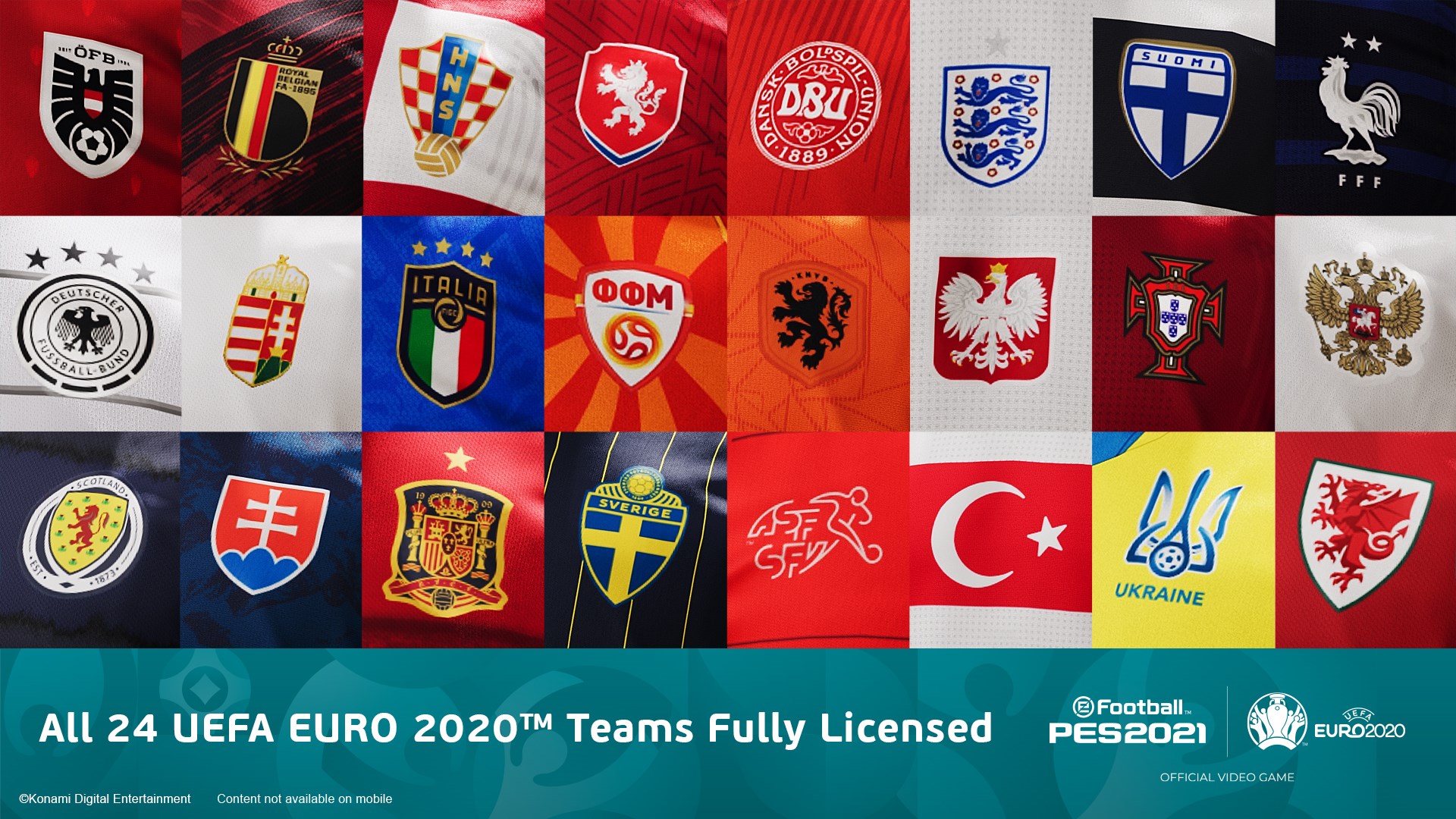 PES 2021'in Euro 2020 takım güncellemesi haziran sonuna kadar gelmeyecek