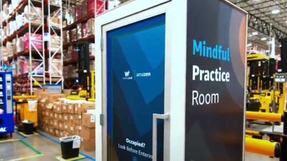 Amazon, çalışanları için yeni 'iyi olma odaları' kuruyor 
