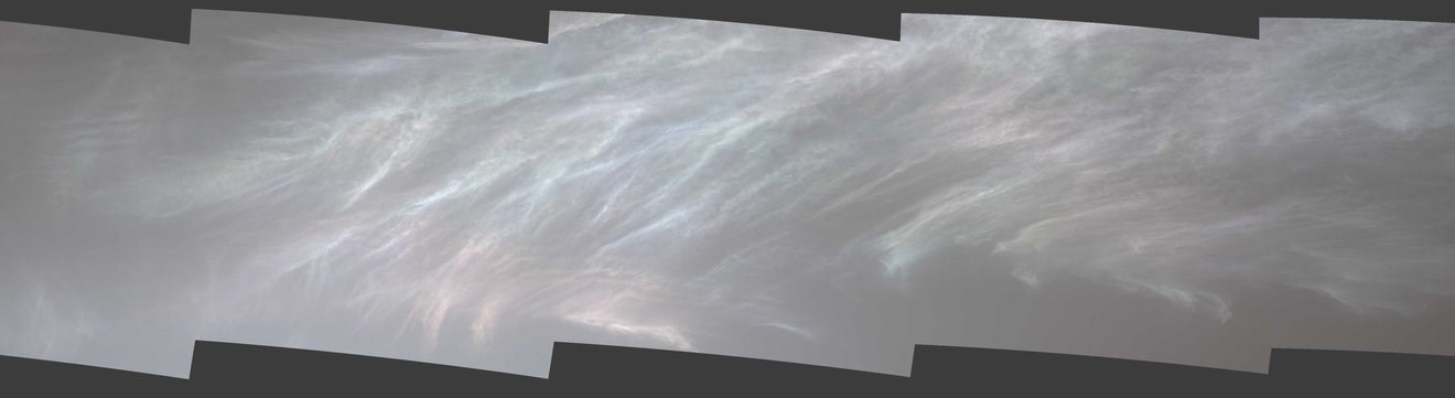 Curiosity gezgini Mars'ın ilginç bulutları görüntüledi: İşte fotoğraflar