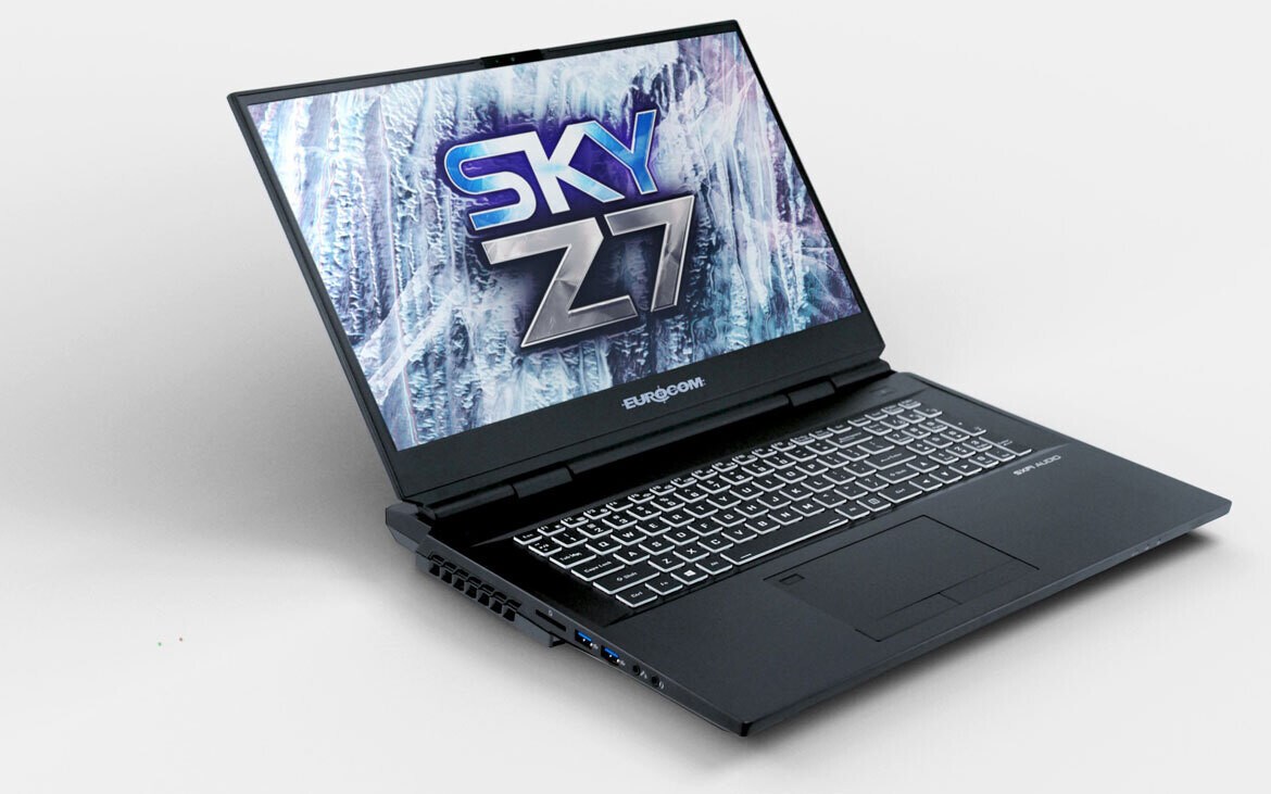 Eurocom Sky Z7 R2 dizüstü modeli kolayca yükseltilebiliyor. 