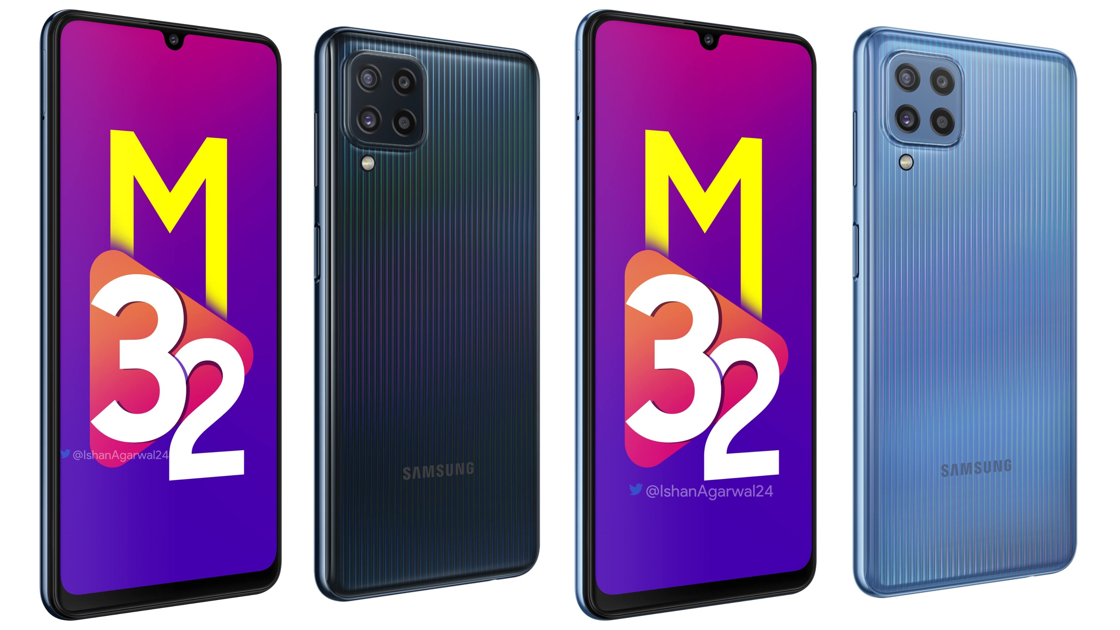 Samsung Galaxy M32'nin yüksek kaliteli görüntüleri ortaya çıktı