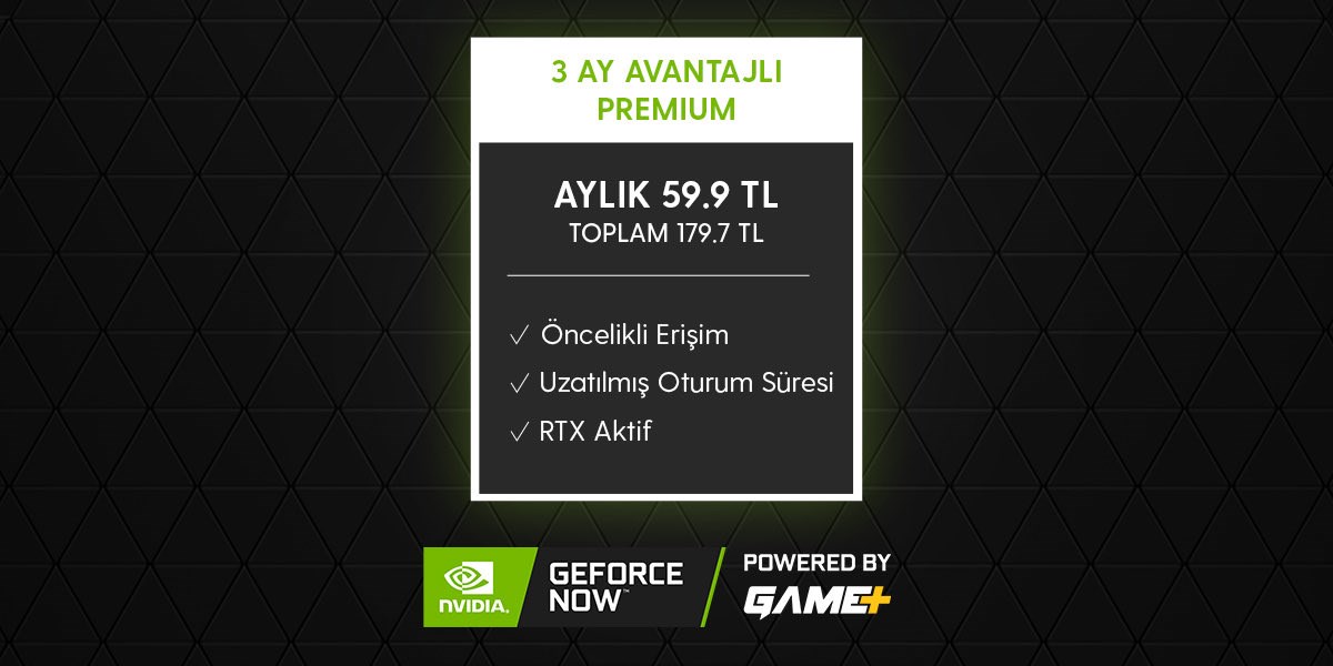 GeForce Now by Game+'ta indirim