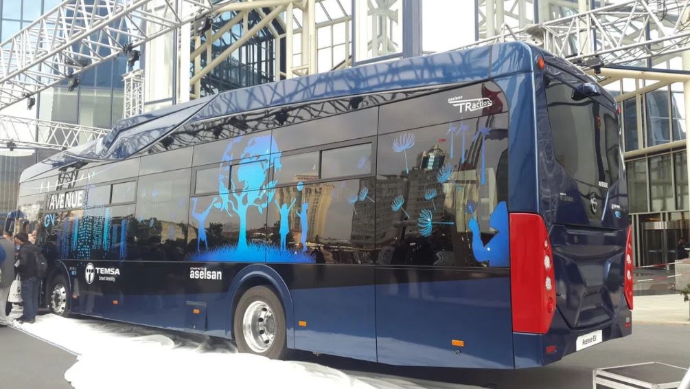 TEMSA-ASELSAN ortak üretimi yerli elektrikli otobüs banttan indi