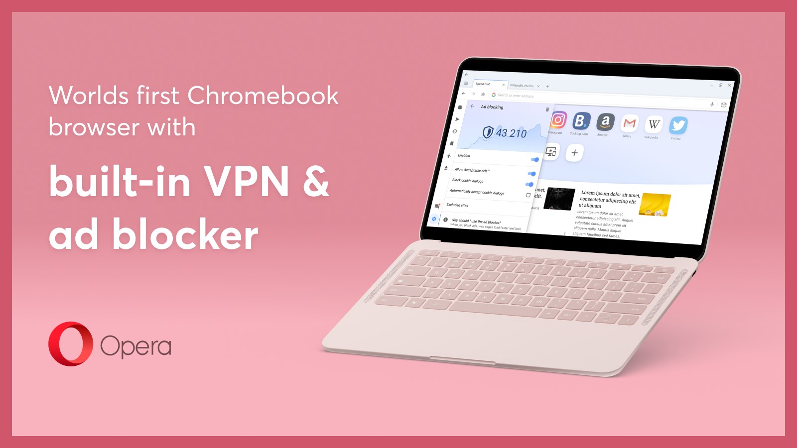 Opera, Chromebook'lar için tam optimizasyon sağladı