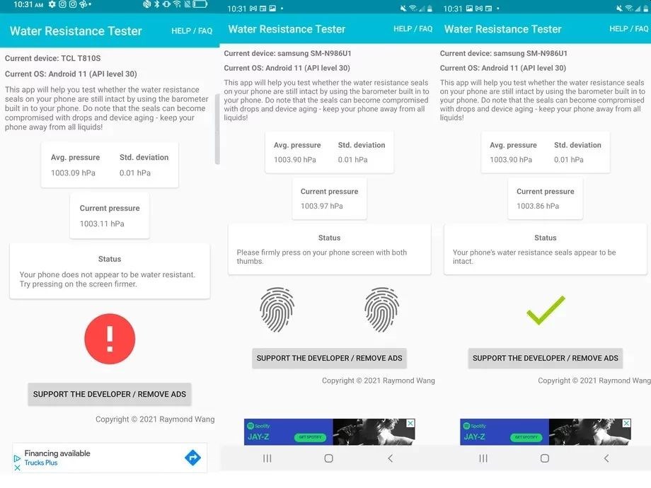 Telefonunuzun suya dayanıklı olup olmadığını test edin