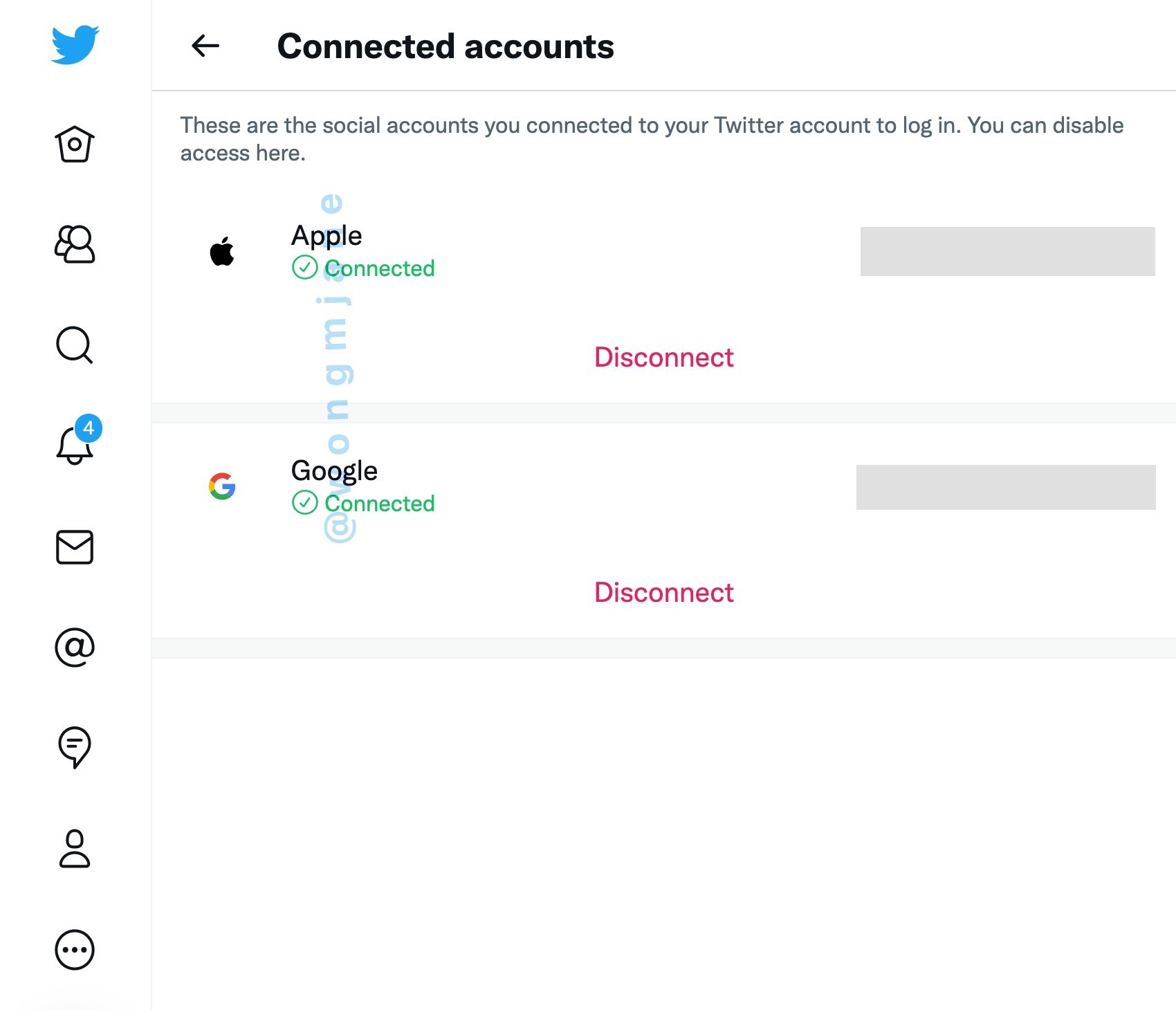 Twitter'da Apple ile Giriş Yap çalışmaları