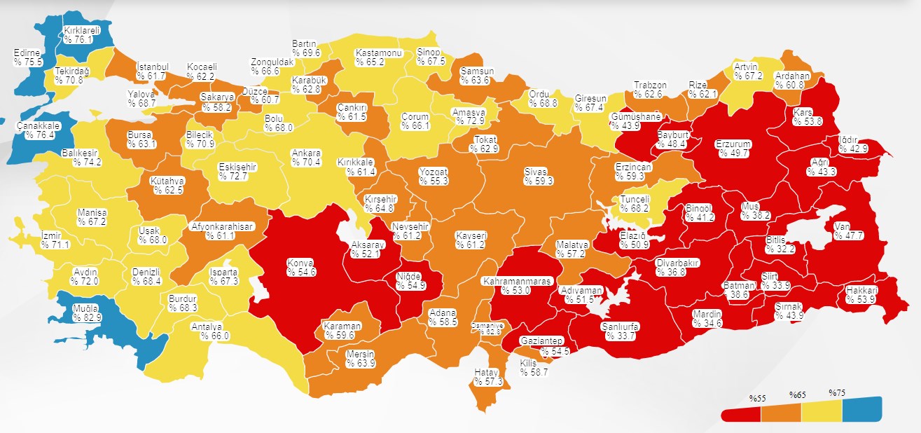 Uygulanan toplam doz sayısı 60 milyonu geçti