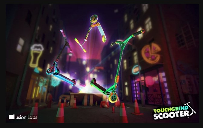 Touchgrind Scooter oyunu, 1 milyon indirmeyi geçti