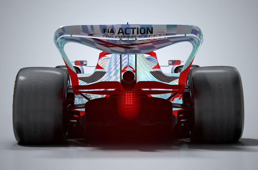 2022 formula 1 araçları arka tasarım