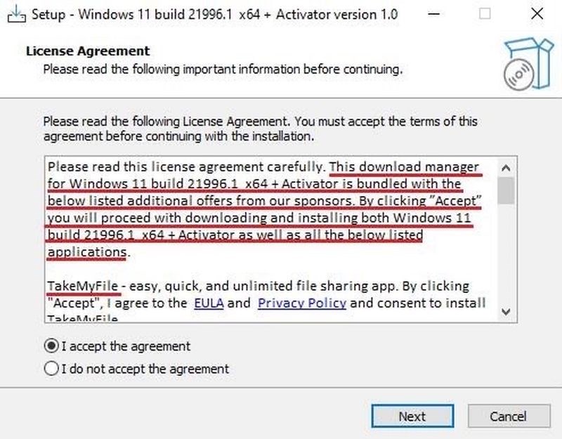 Sahte Windows 11 kurulum dosyası tehlike saçıyor