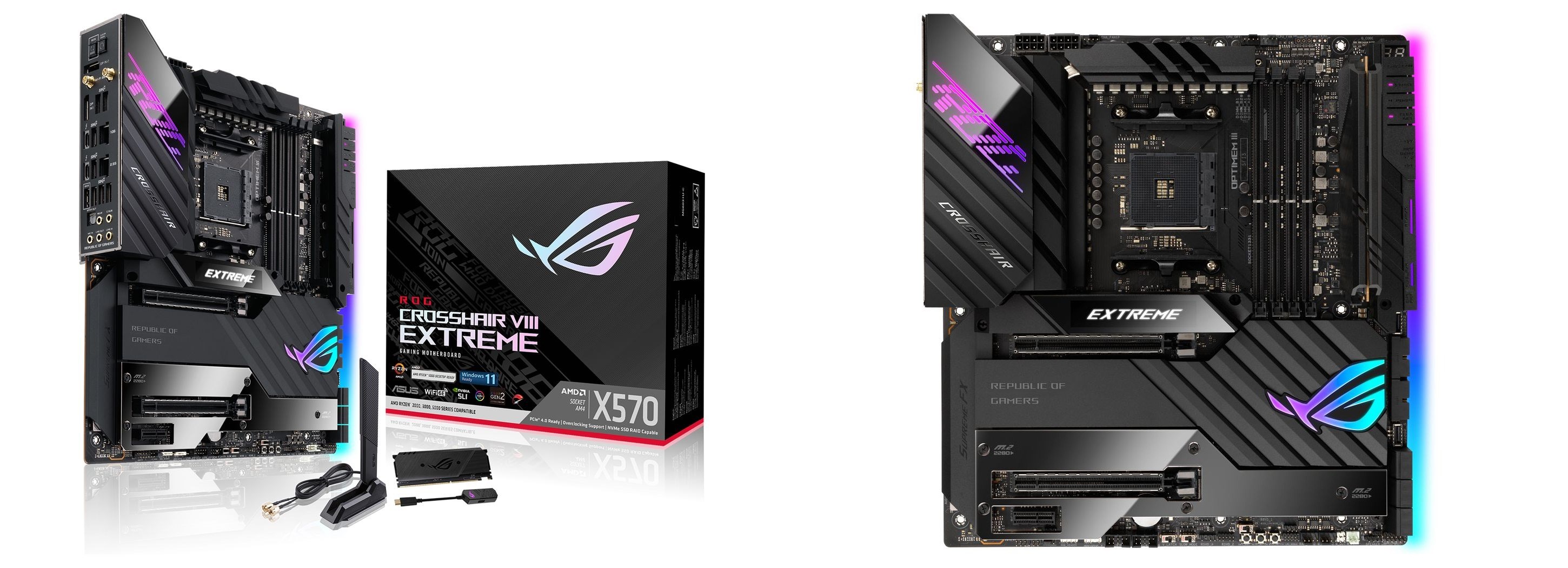 ASUS, X570 Crosshair VIII Extreme anakartı görüntülendi