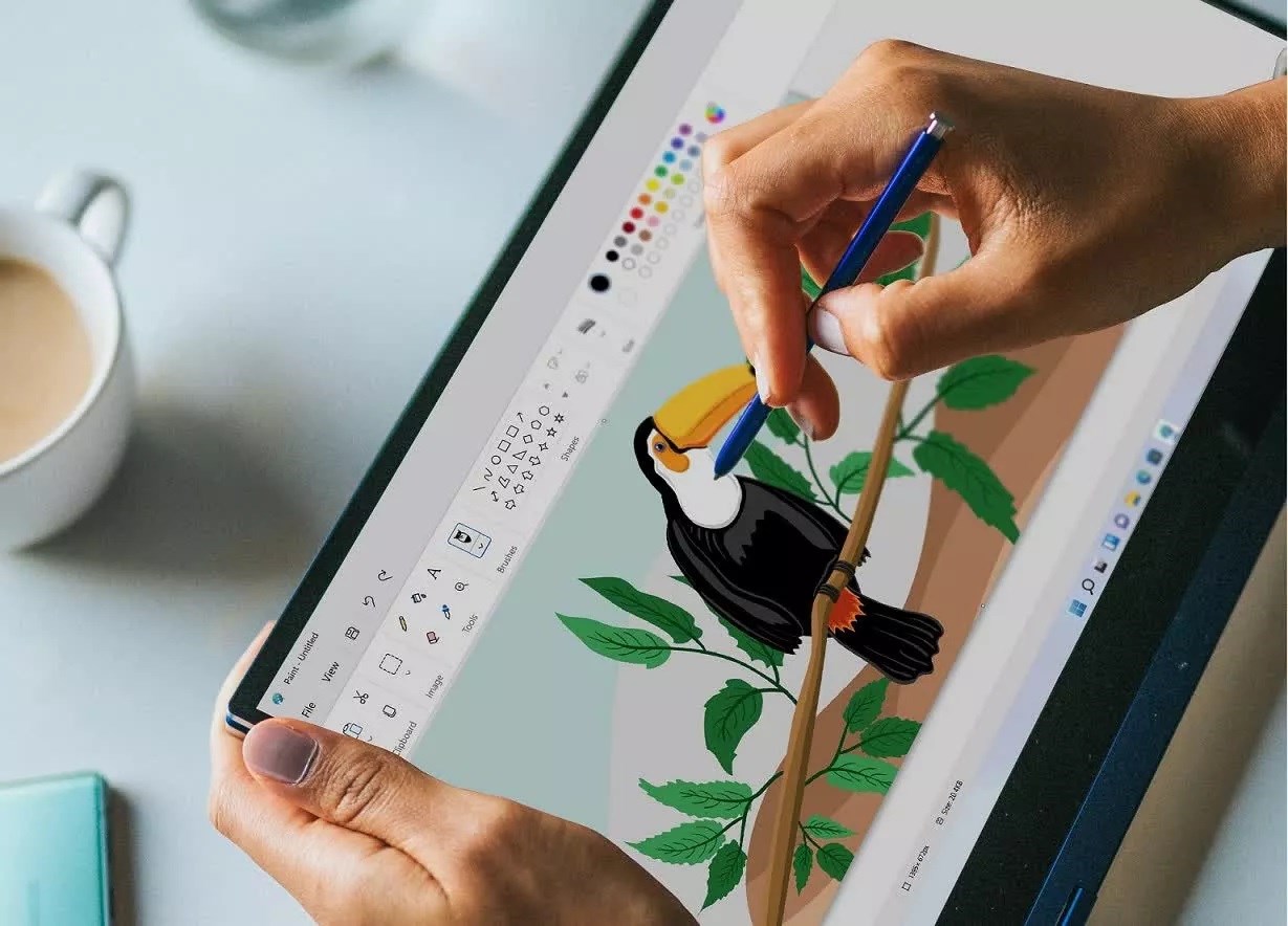 Windows 11'in yeni Paint tasarımı ortaya çıktı