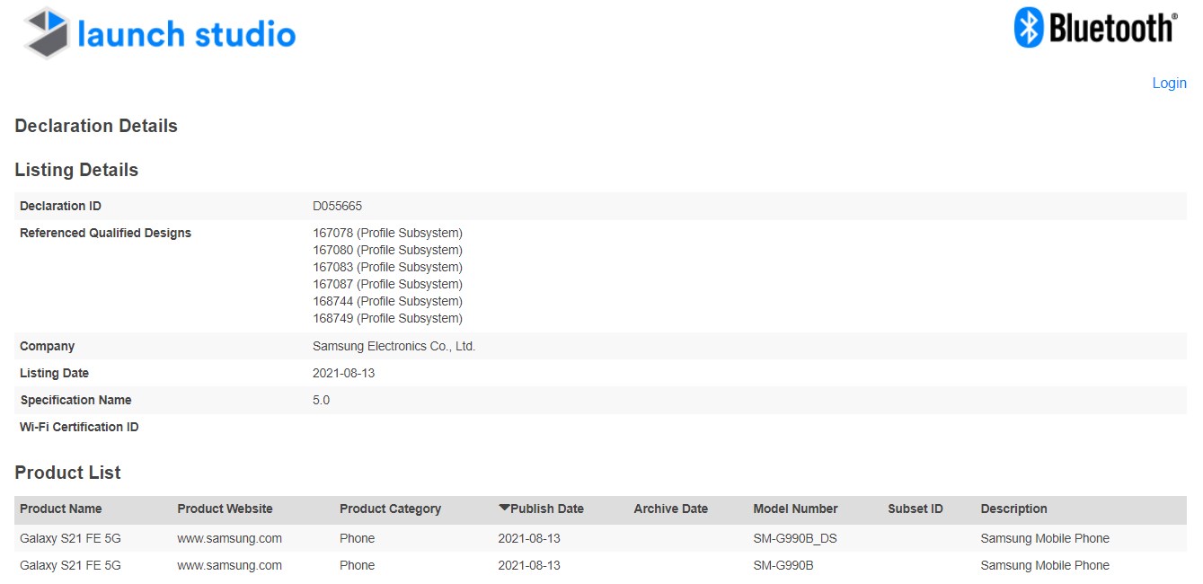 Samsung Galaxy S21 FE için geri sayım başladı