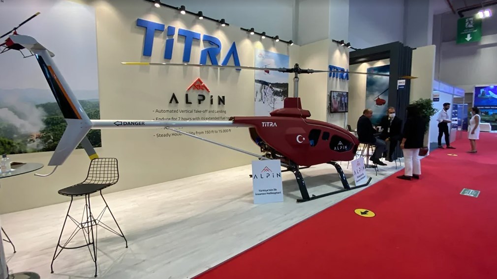 ALPİN insansız helikopter modeli IDEF 21'de tanıtıldı