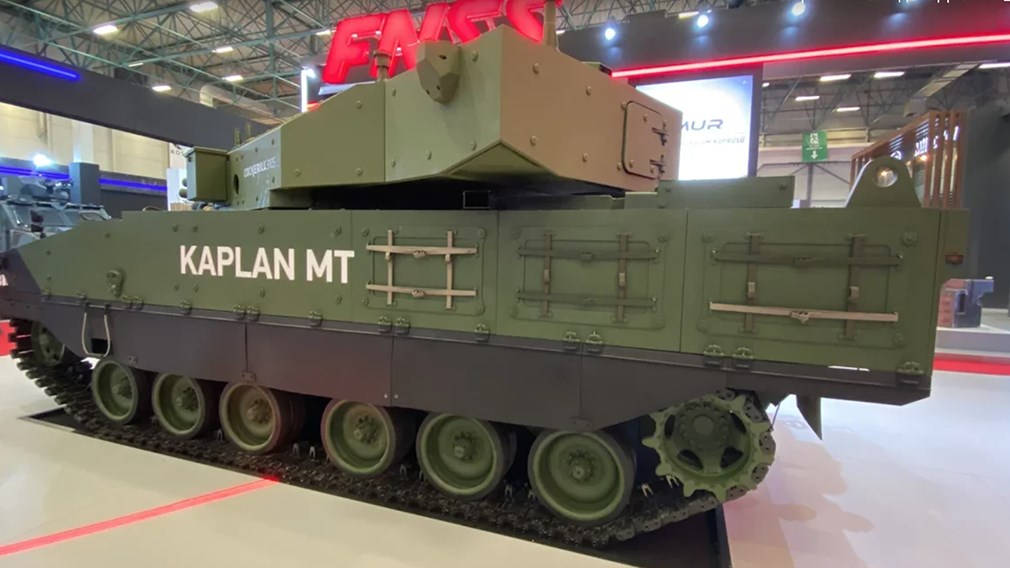 Türk-Endonezya yapımı orta tank Kaplan MT, IDEF 21'de tanıtıldı