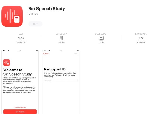 Apple, Siri Speech Study ile Siri'yi geliştirmek istiyor