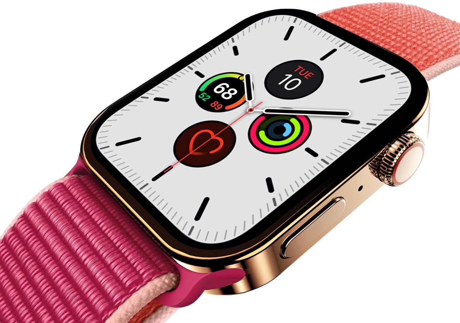 Apple Watch Series 7, yeni 41 mm ve 45 mm kasalarla gelecek
