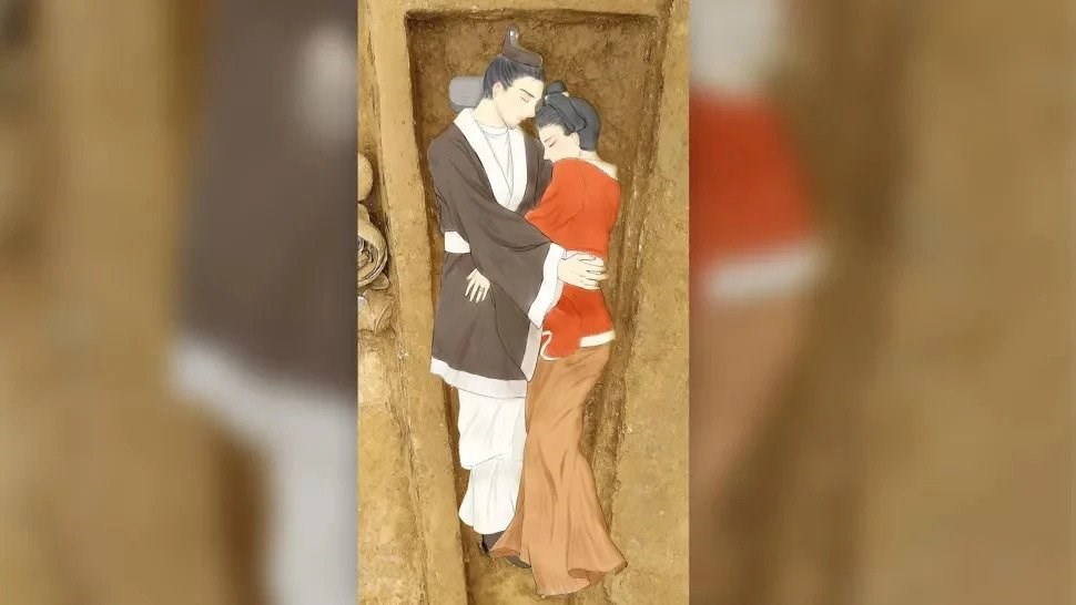 Çin’de iki aşığın 1500 yıllık mezarı bulundu