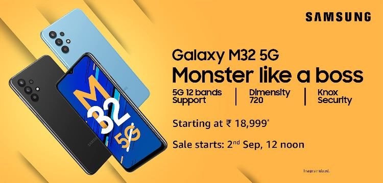 Samsung, Dimensity 720 işlemcili Galaxy M32 5G'yi tanıttı