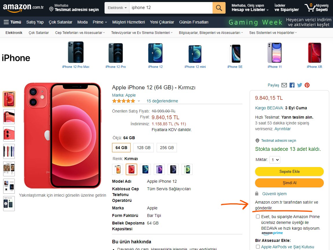 Amazon.com.tr tüm Apple ürünlerini satmaya başladı