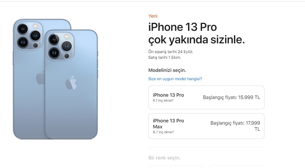 iPhone 13 Türkiye Fiyatları