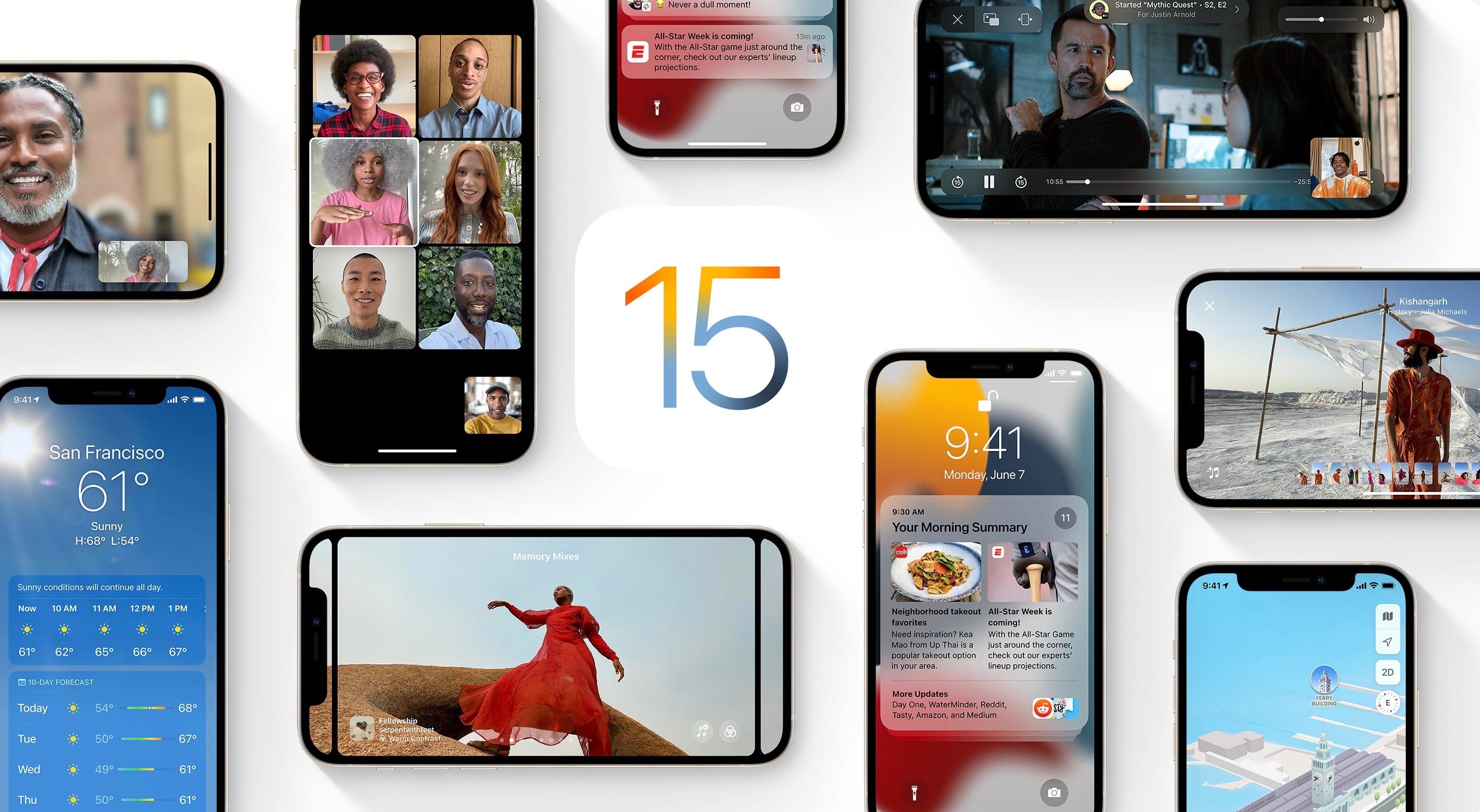 iOS 15 çıktı