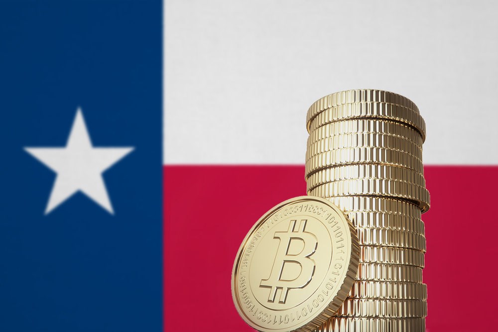 Texas bayrağı ve Bitcoin 